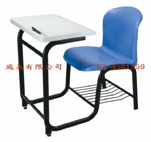 TMPP-107C 單人連結式課桌椅 W59xD91xH